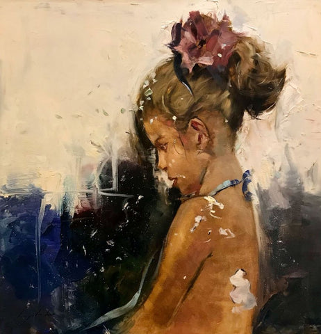 Menina com Flor na Cabeça